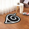 Konoha Shaped Rugs Custom For Room Decor Mat Quality Carpet