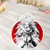 Dragon Ball Goku SSJ Shaped Rug Custom Anime Mats Room Decor Quality Carpets