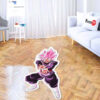 Dragon Ball Goku Black Rose Shaped Rug Custom Anime Mats Room Decor Quality Carpets