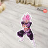 Dragon Ball Goku Black Rose Shaped Rug Custom Anime Mats Room Decor Quality Carpets