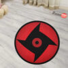 Shisui Mangekyou Shaped Rugs Custom For Room Decor Mat Quality Carpet