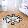 Beast Pirates Flag Shaped Rugs Custom For Room Decor Mat Quality Carpet