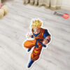 Dragon Ball Gohan Super Saiyan Shaped Rug Custom Anime Mats Room Decor Quality Carpets