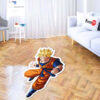 Dragon Ball Gohan Super Saiyan Shaped Rug Custom Anime Mats Room Decor Quality Carpets