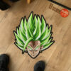 Dragon Ball Broly Shaped Rugs Custom Anime Room Mats