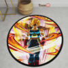 Dragon Ball Bardock Skill Round Rug Custom Anime Room Mats