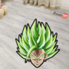 Dragon Ball Broly Shaped Rugs Custom Anime Room Mats