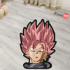 Goku Black Rose Shaped Rugs Dragon Ball Room Decor