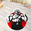 Dragon Ball Broly Shaped Rug Custom Anime Room Decor