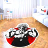 Dragon Ball Broly Shaped Rug Custom Anime Room Decor