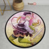 Mitsuri Kanroji Round Rug Custom Anime Room Mats