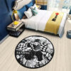 Tanjirou Kamado Manga Round Rug Custom Anime Room Mats