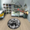 Tanjirou Kamado Manga Round Rug Custom Anime Room Mats