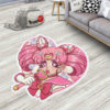 Sailor Chibi Moon Shaped Rug Custom Sailor Moon Anime Room Decor