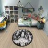 Nezuko Kamado Manga Round Rug Custom Anime Room Mats