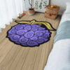 Yami Yami Shaped Rug Custom Devil Fruit Anime Room Decor