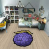 Yami Yami Shaped Rug Custom Devil Fruit Anime Room Decor