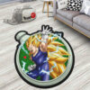 Dragon Ball Vegeta Ssj Shaped Rug Custom Anime Room Decor