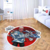 Sakonji Urokodaki Shaped Rug Custom Anime Room Decor Mat Quality Carpet