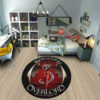 Demiurge Round Rug Custom Overlord Anime Room Mats