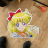 Sailor Venus Shaped Rug Custom Anime Sailor Moon Room Decor Mat Quality Carpet