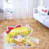 Sailor Venus Shaped Rug Custom Anime Sailor Moon Room Decor Mat Quality Carpet