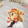 Kyoujurou Rengoku Shaped Rug Custom For Room Mats Decor Quality Carpet