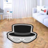 Tuxedo Mask Shaped Rugs Custom For Room Decor Mat Quality Carpet