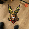 All Might Shaped Rugs Custom Anime Room Mats