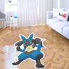 Pokemon Lucario Shaped Rug Custom Anime Mats Room Decor