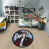 Tuxedo Mask Round Rug Custom Sailor Moon Anime Room Mats