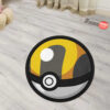 Pokemon Ultra Ball Shaped Rugs Custom For Room Decor Mat Quality Carpet