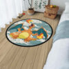 Pokemon Charizard Round Rug Custom Cloudy Sky Anime Room Mats