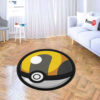 Pokemon Ultra Ball Shaped Rugs Custom For Room Decor Mat Quality Carpet