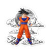 Dragon Ball Goku Shaped Rug Custom Moon Clouds Anime Room Decor