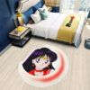 Sailor Mars Shaped Rug Custom Sailor Moon Anime Room Decor