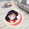 Sailor Mars Shaped Rug Custom Sailor Moon Anime Room Decor