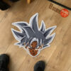 Dragon Ball Goku Ultra Instinct Shaped Rugs Custom Anime Room Mats