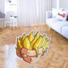 Dragon Ball Gohan Shaped Rugs Custom Anime Room Mats