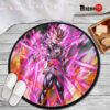 Dragon Ball Vegeta Black Rose Skill Round Rug Custom Anime Room Mats