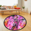 Dragon Ball Vegeta Black Rose Skill Round Rug Custom Anime Room Mats