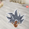 Dragon Ball Goku Ultra Instinct Shaped Rugs Custom Anime Room Mats