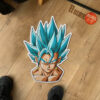 Dragon Ball Gogeta Shaped Rugs Custom Anime Room Mats