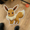 Pokemon Eevee Shaped Rug Custom Anime Mats Room Decor Quality Carpets