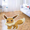 Pokemon Eevee Shaped Rug Custom Anime Mats Room Decor Quality Carpets