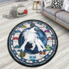 Pokemon Absol Round Rug Custom Anime Room Mats