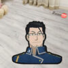 Maes Hughes Shaped Rugs Custom Anime Fullmetal Alchemist Room Mats