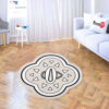 Nichirin Sword Name Zenitsu Shaped Rug Custom For Room Decor Quality Mats