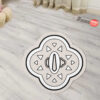 Nichirin Sword Name Zenitsu Shaped Rug Custom For Room Decor Quality Mats