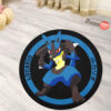 Pokemon Lucario Shaped Rug Custom Anime Room Decor